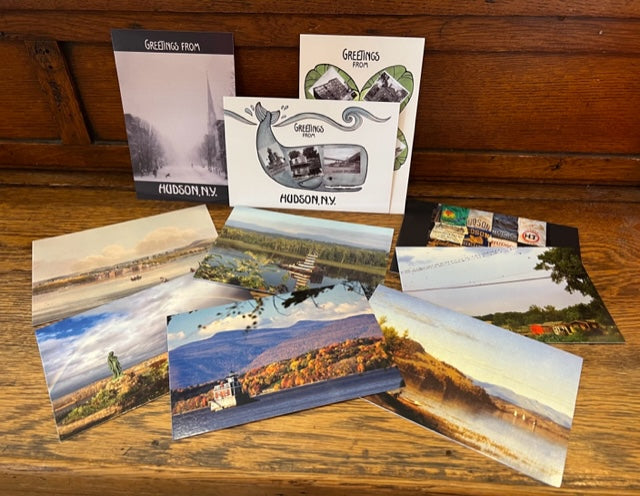 Scenes of Hudson postcards